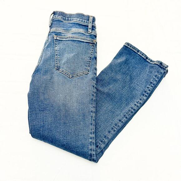 Madewell Mid-Rise Kick Out Medium Wash Zip Fly Denim Jeans Size 25 - Picture 9 of 9